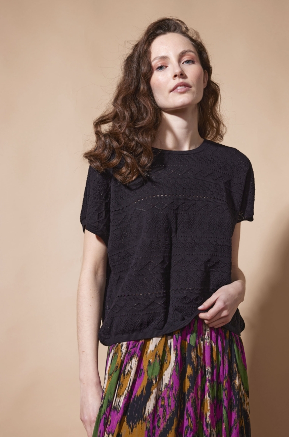 Pull fin noir