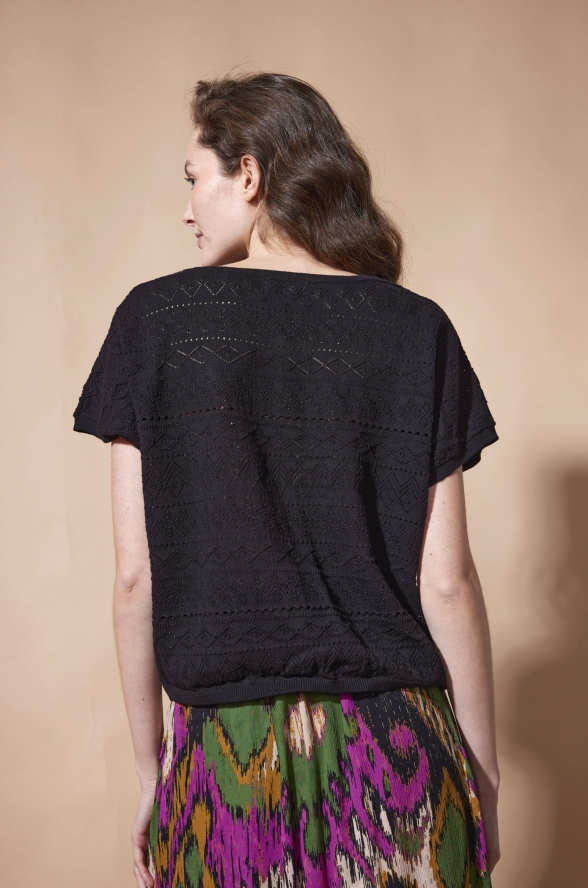 Pull fin noir