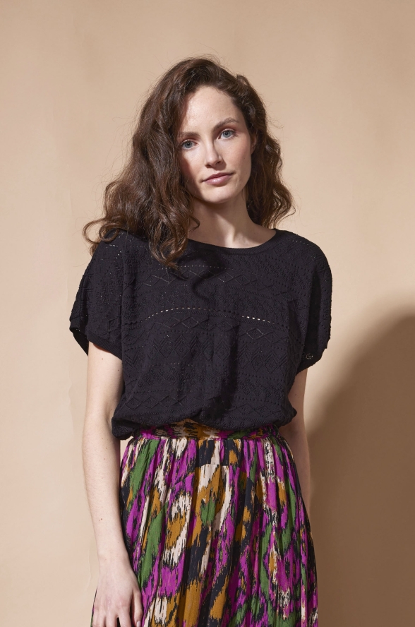 Pull fin noir