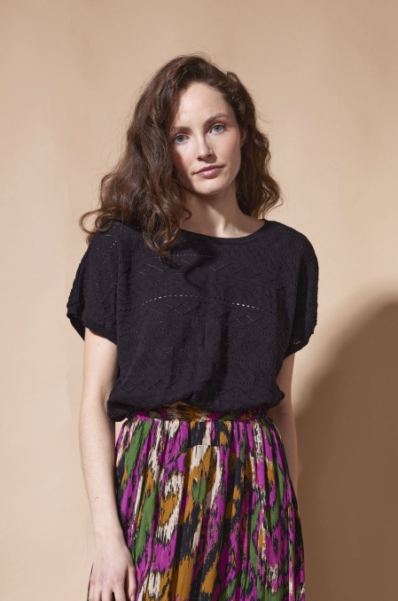 Pull fin noir