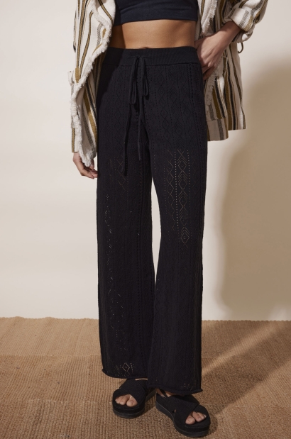 Pantalon en maille Craquant noir 2