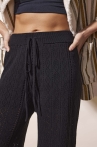 Pantalon en maille Craquant noir