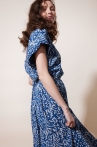 Robe longue Dishka bleu