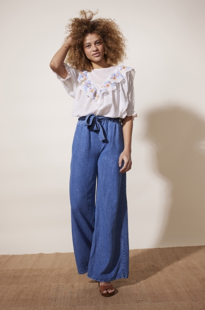Pantalon taille Haute Hakim Stone