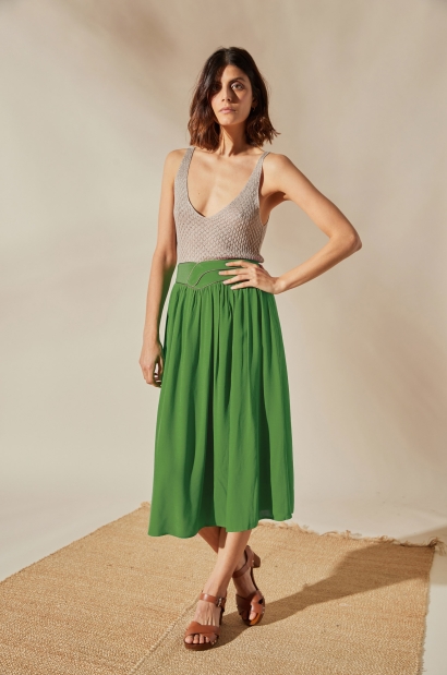 Jupe Suzette vert