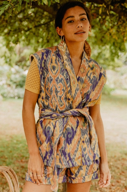 Veste Samian Bleu