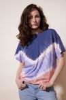 T-shirt Tiedye Bleu